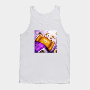 Happy sleeping cat Tank Top